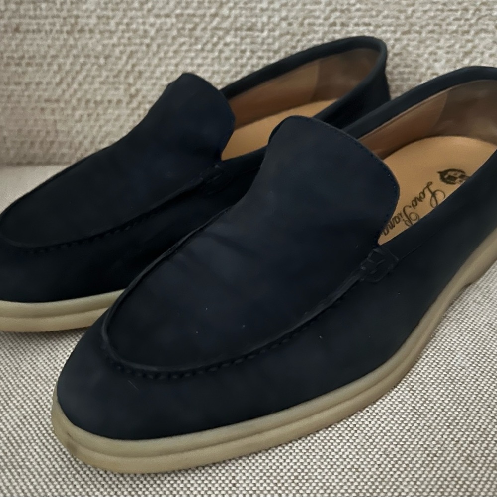 Loro Piana Summer Walk loafers, sz. 37 IT. Preowned, in good condition